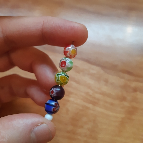 Murano Style Millefiori Beads Handblown Glass - Picture 3 of 6